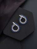 Rajwada Neel Chakra Earrings