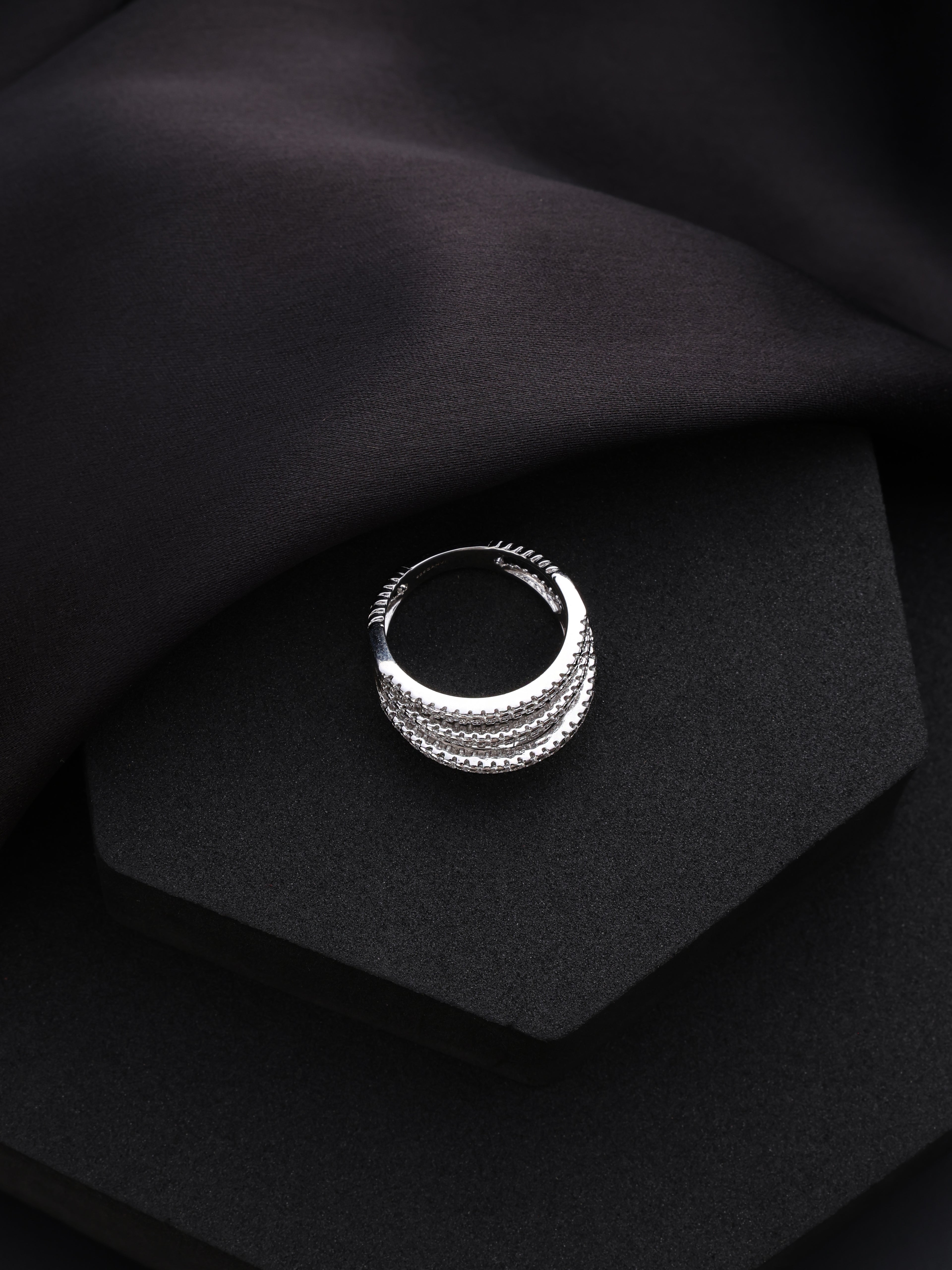 Silver Wave Ring