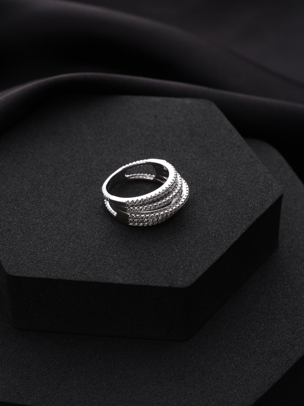 Silver Wave Ring