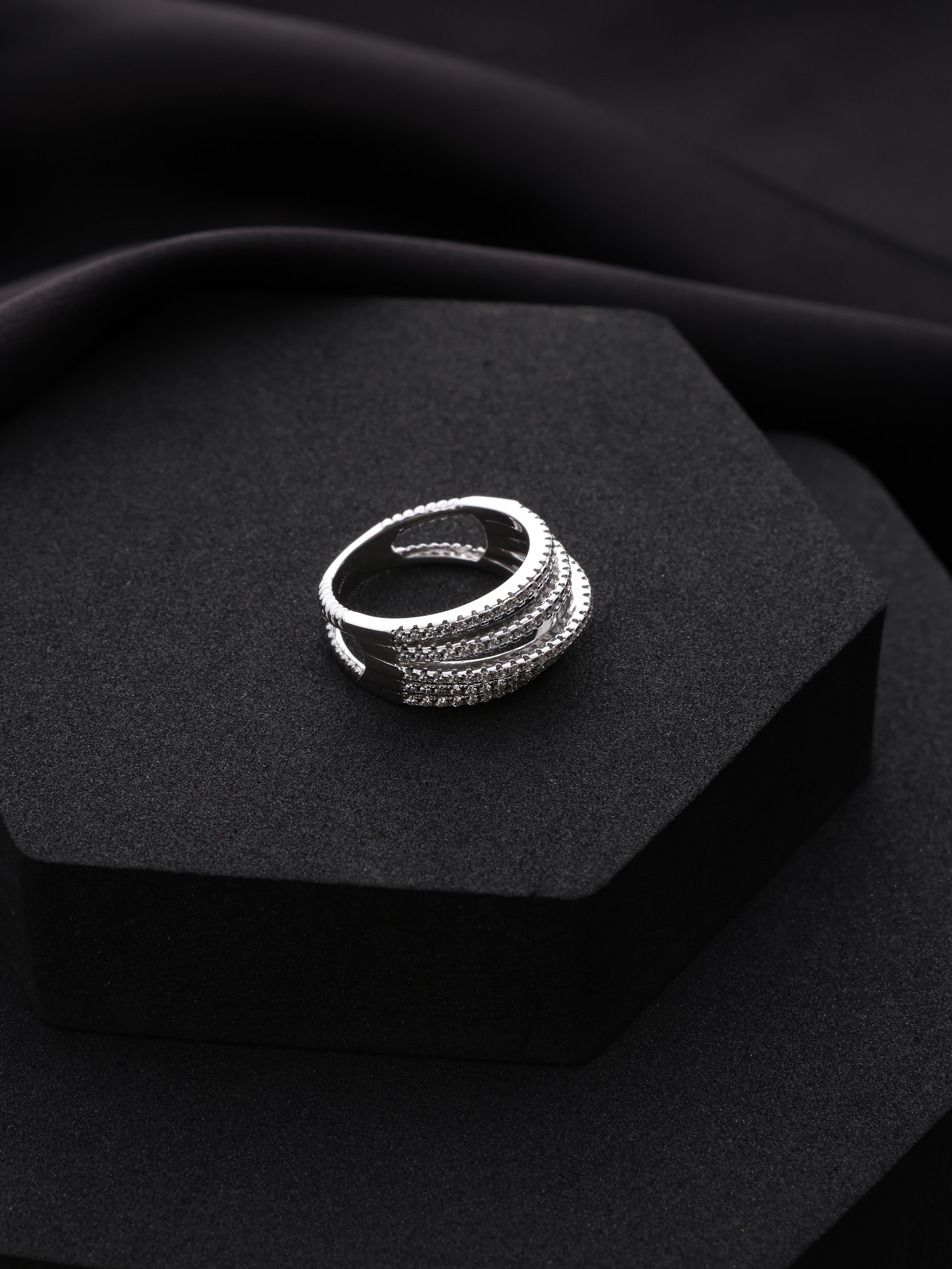 Silver Wave Ring