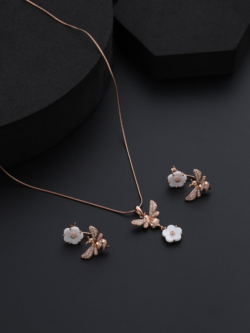 Whispering Wings Pendant Set