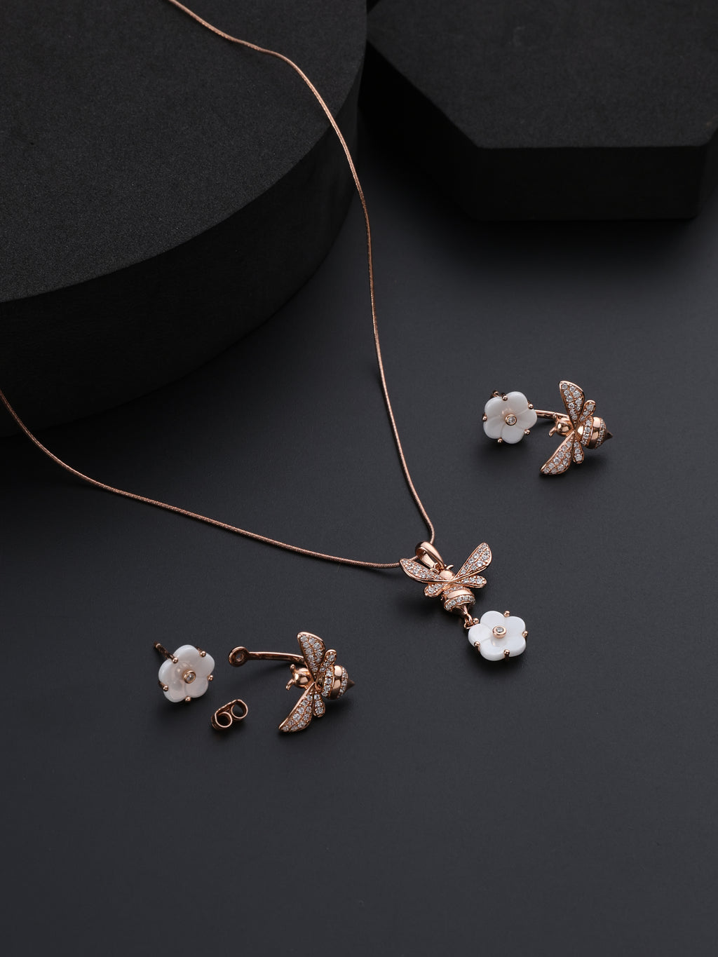 Whispering Wings Pendant Set