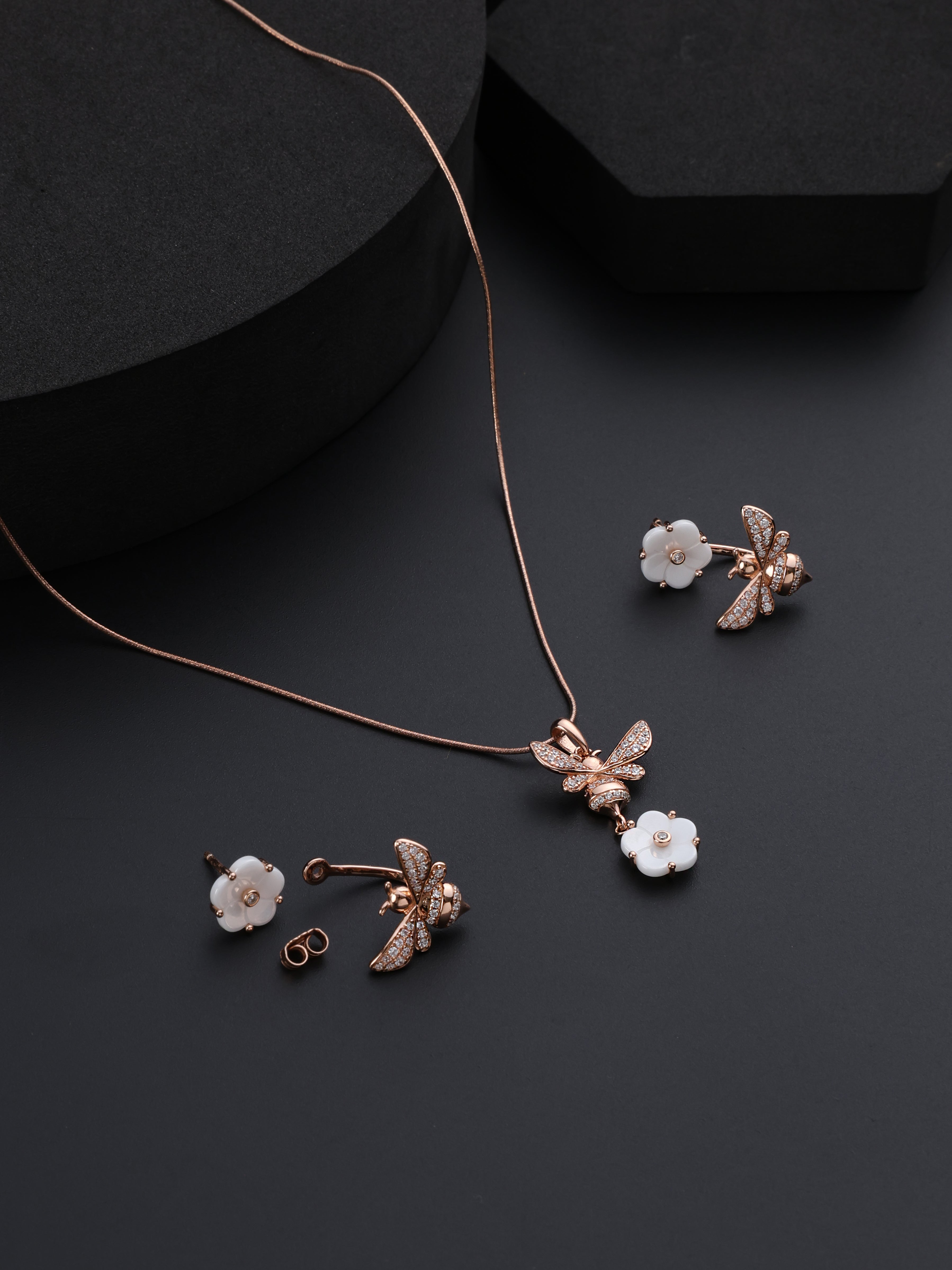 Whispering Wings Pendant Set
