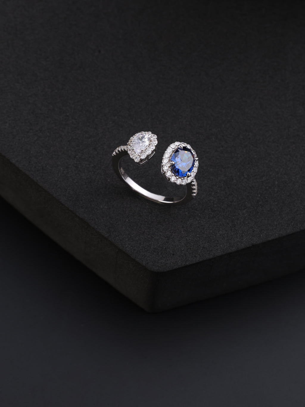 Ocean & Ice Open Ring
