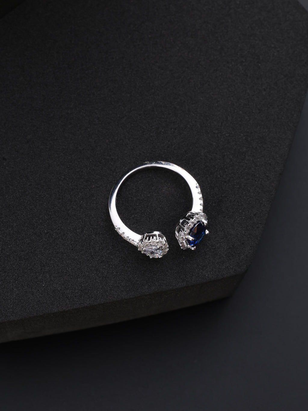 Ocean & Ice Open Ring