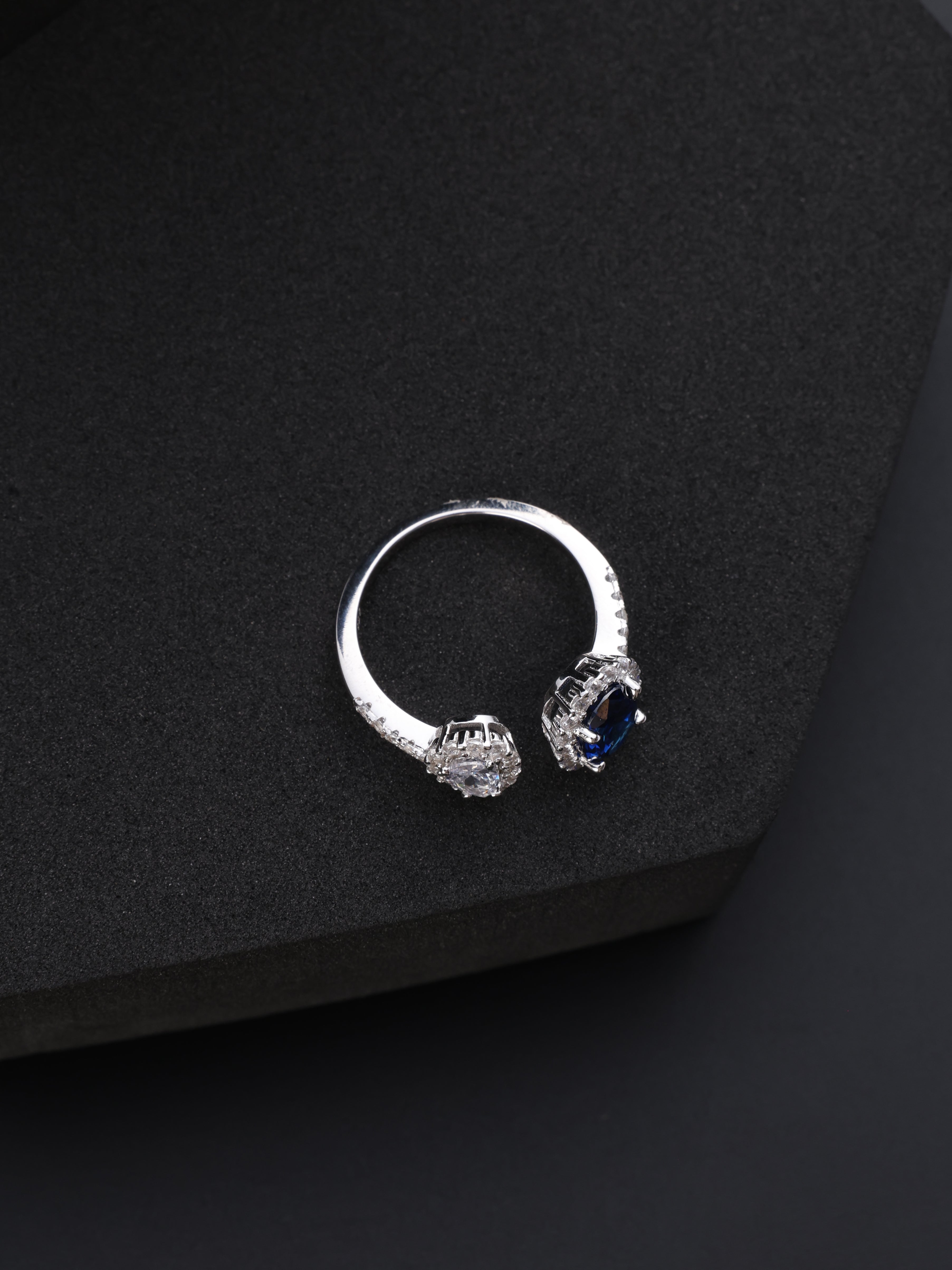 Ocean & Ice Open Ring