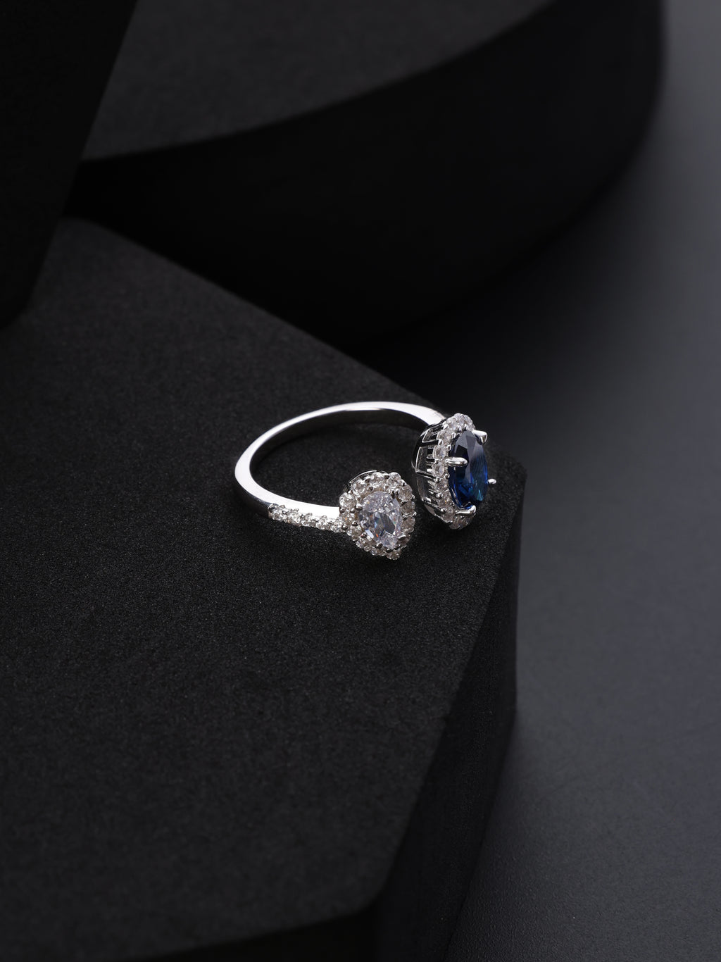 Ocean & Ice Open Ring