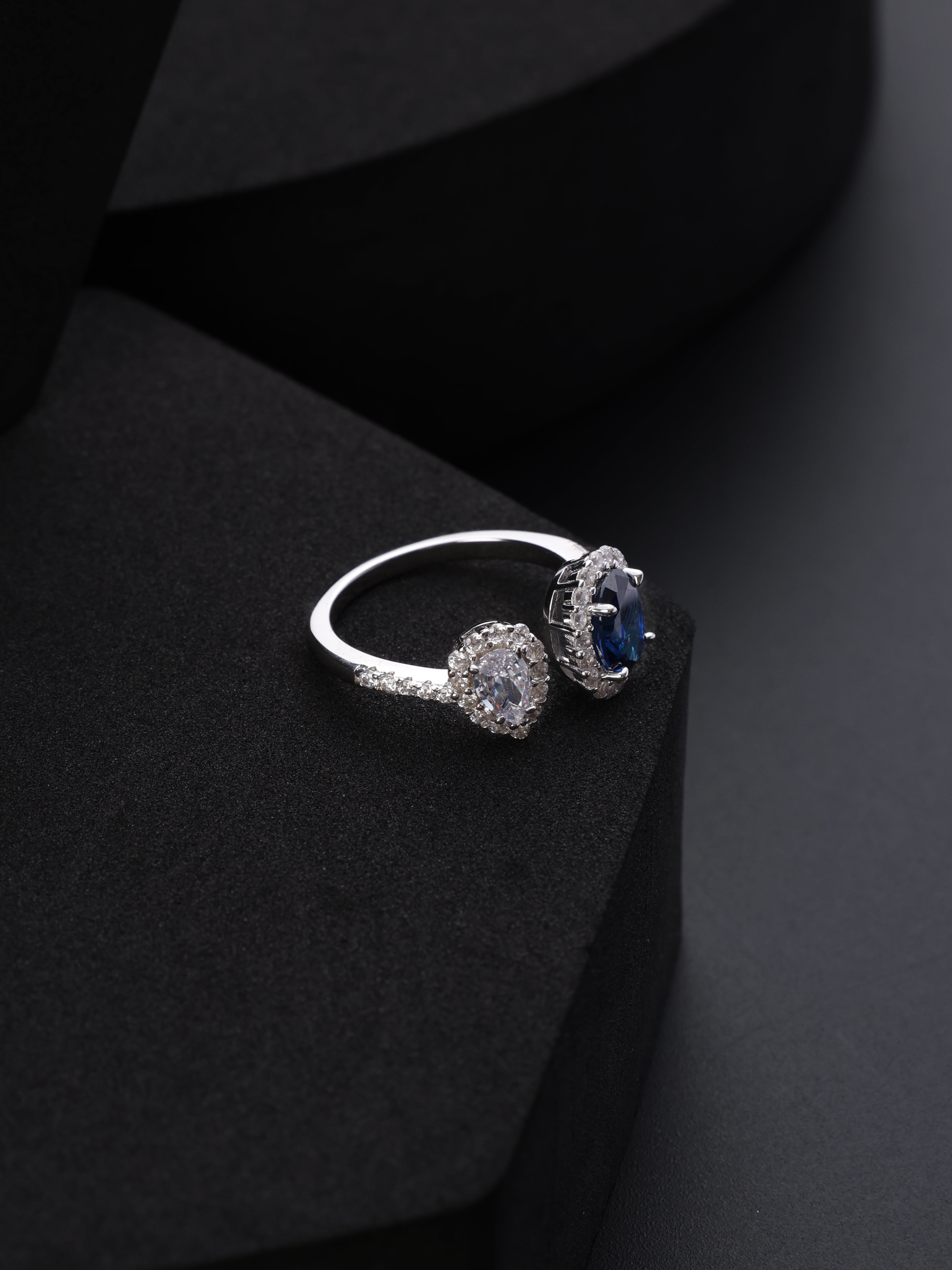 Ocean & Ice Open Ring
