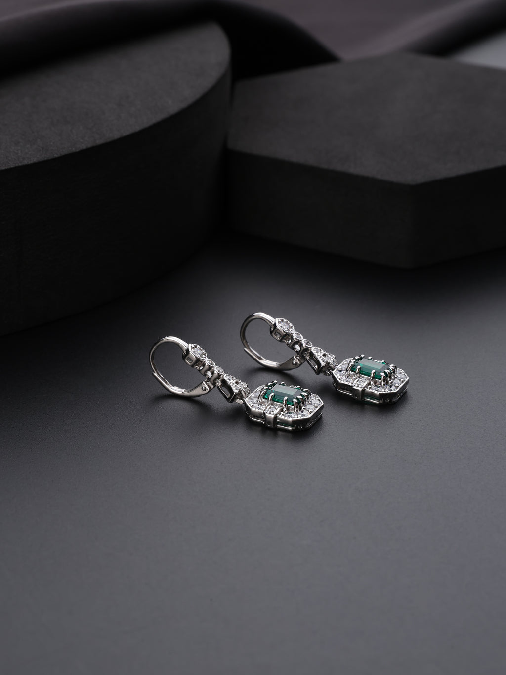 Imperial Emerald Earrings
