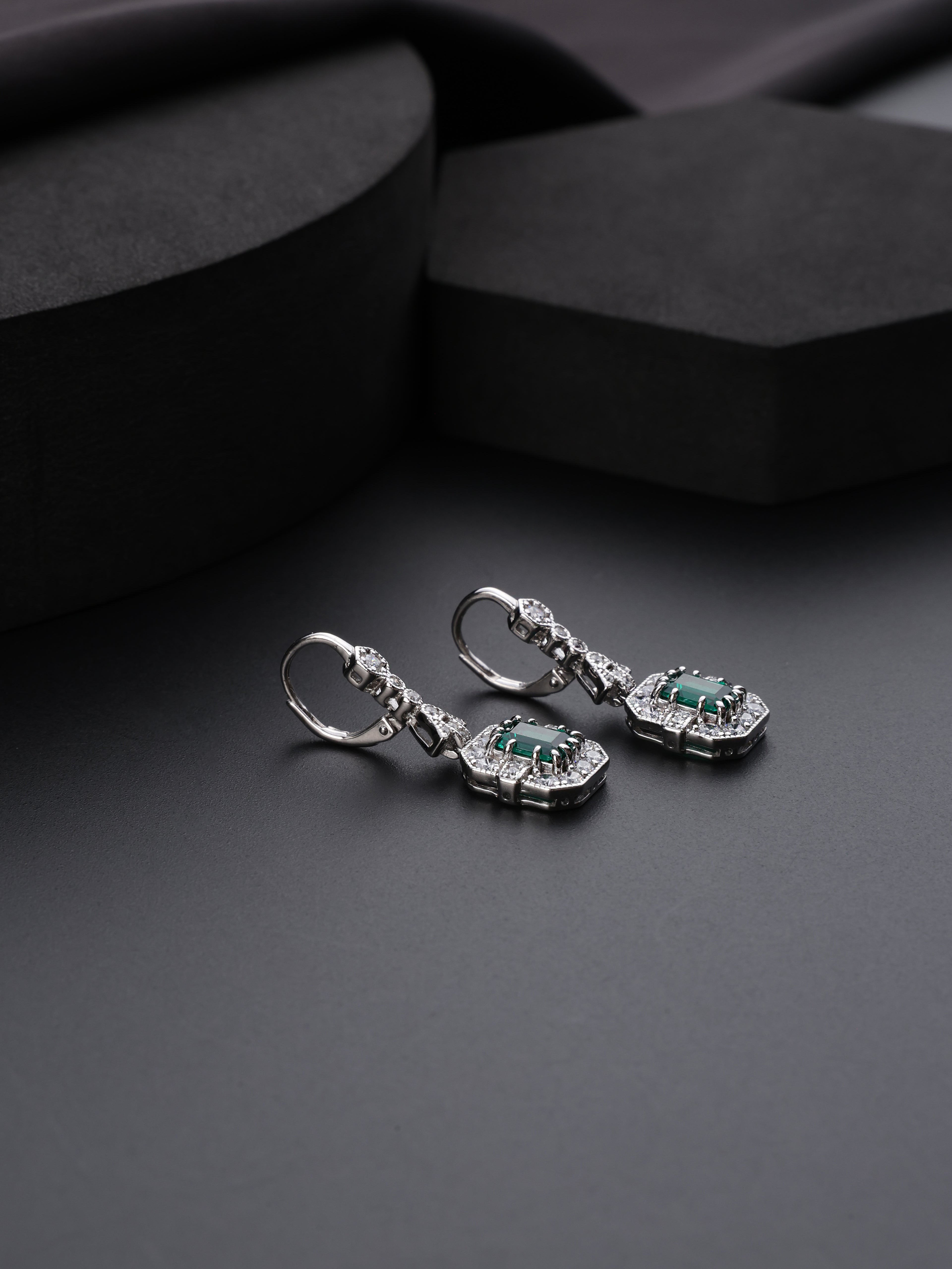 Imperial Emerald Earrings