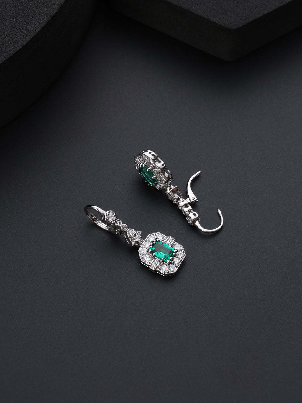 Imperial Emerald Earrings