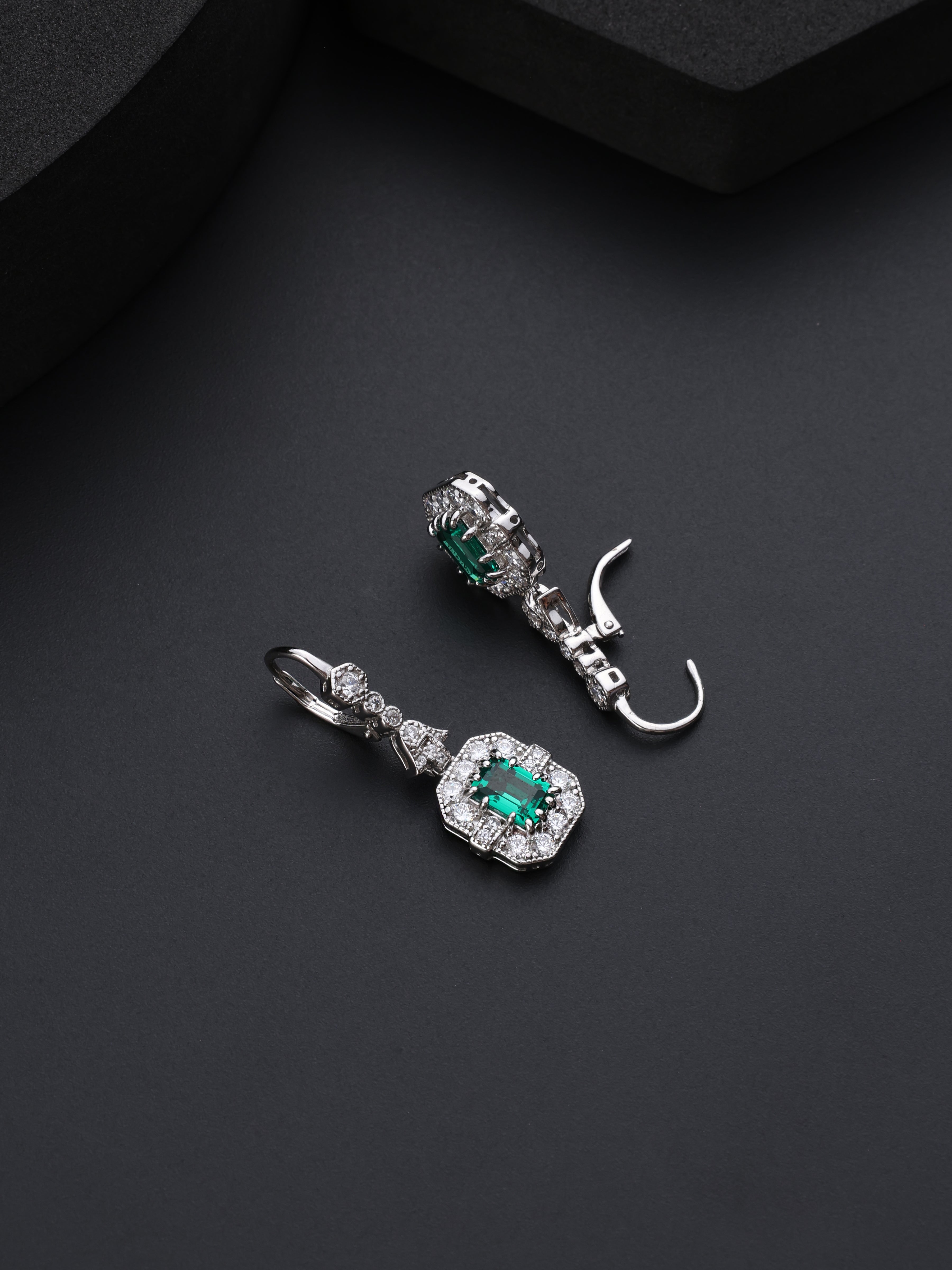 Imperial Emerald Earrings