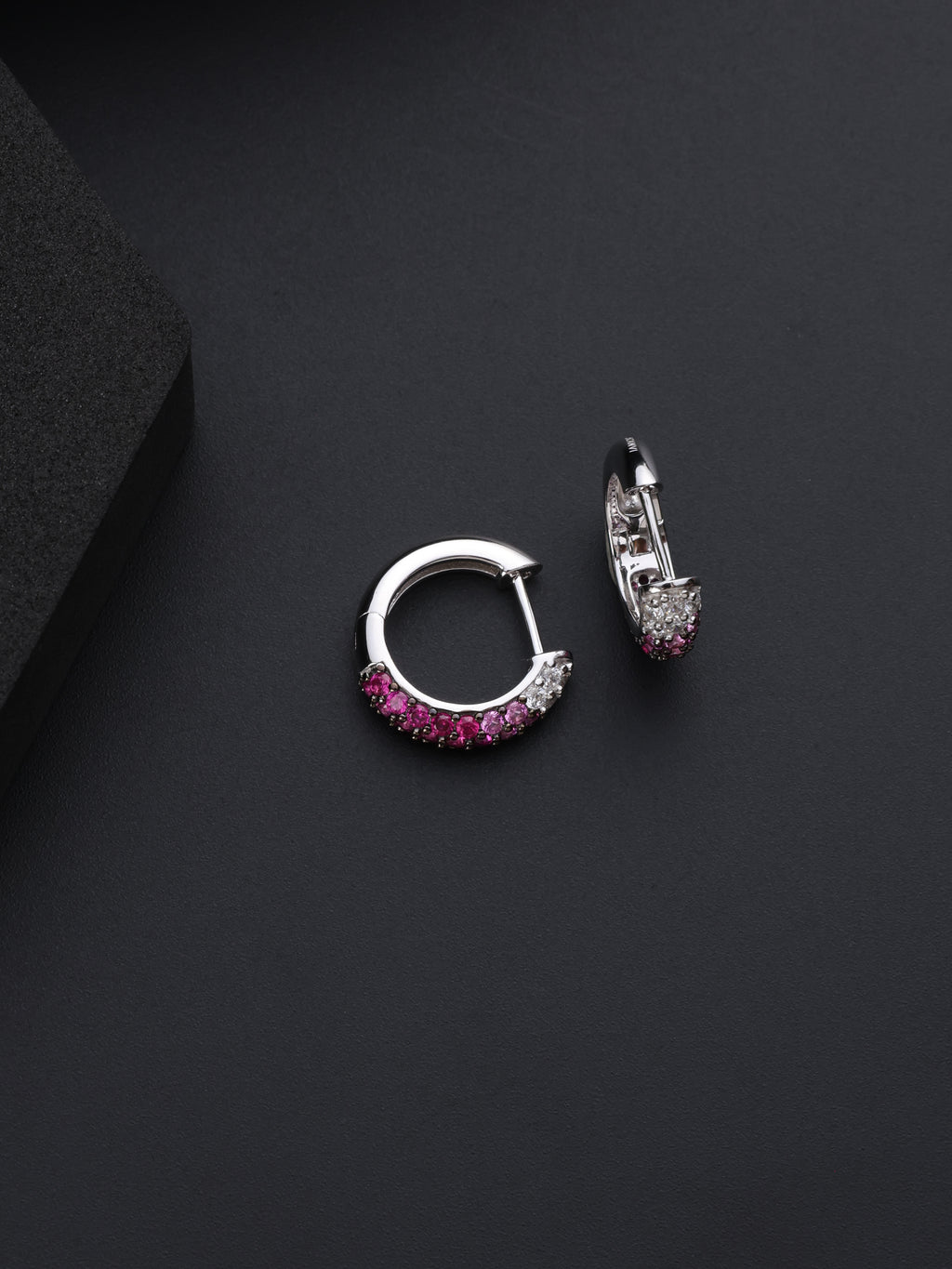Scarlet Shine Hoops