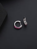 Scarlet Shine Hoops