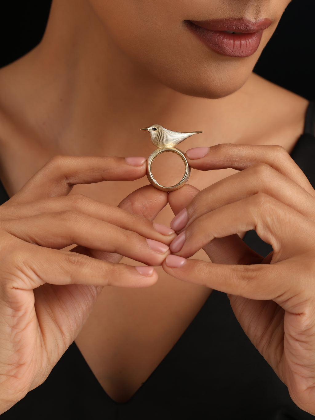 Whispering Bird Ring