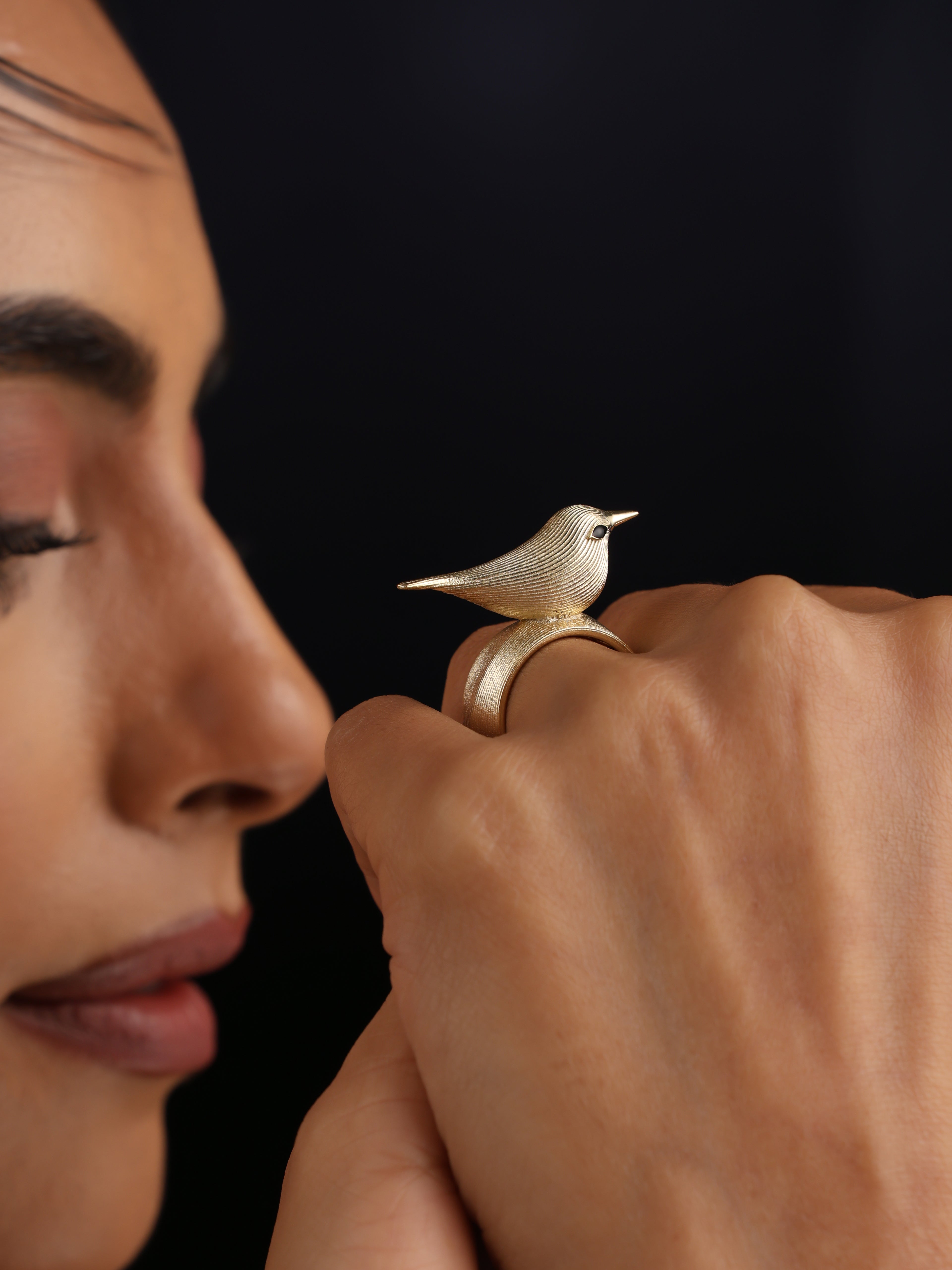 Whispering Bird Ring