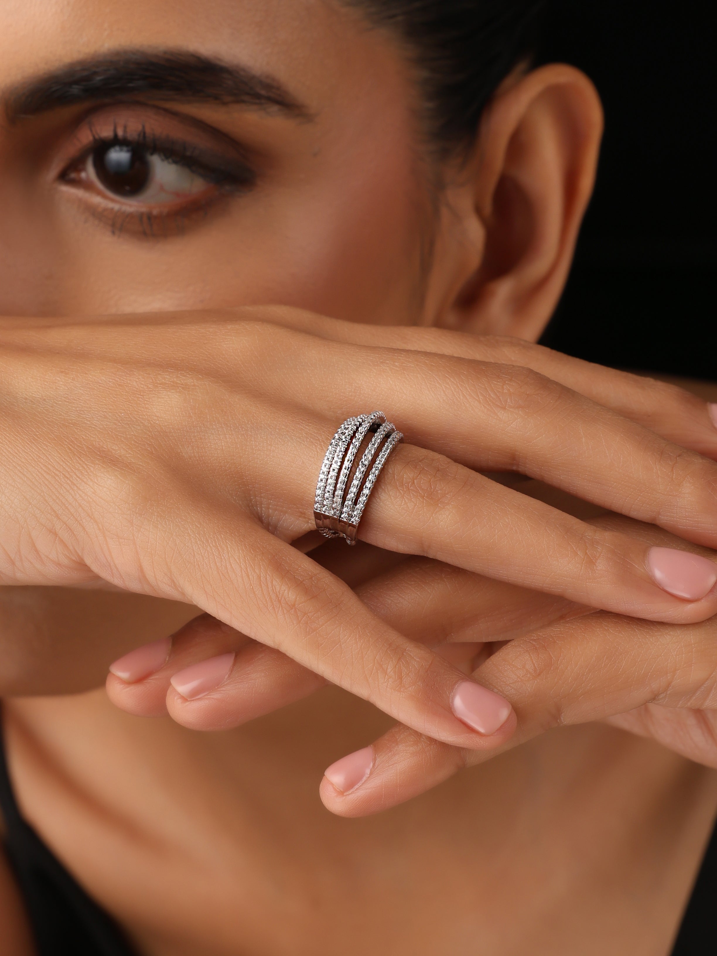 Silver Wave Ring