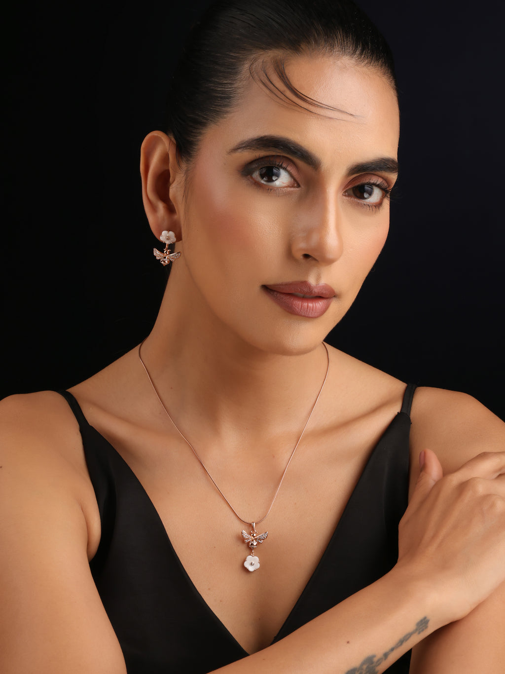 Whispering Wings Pendant Set