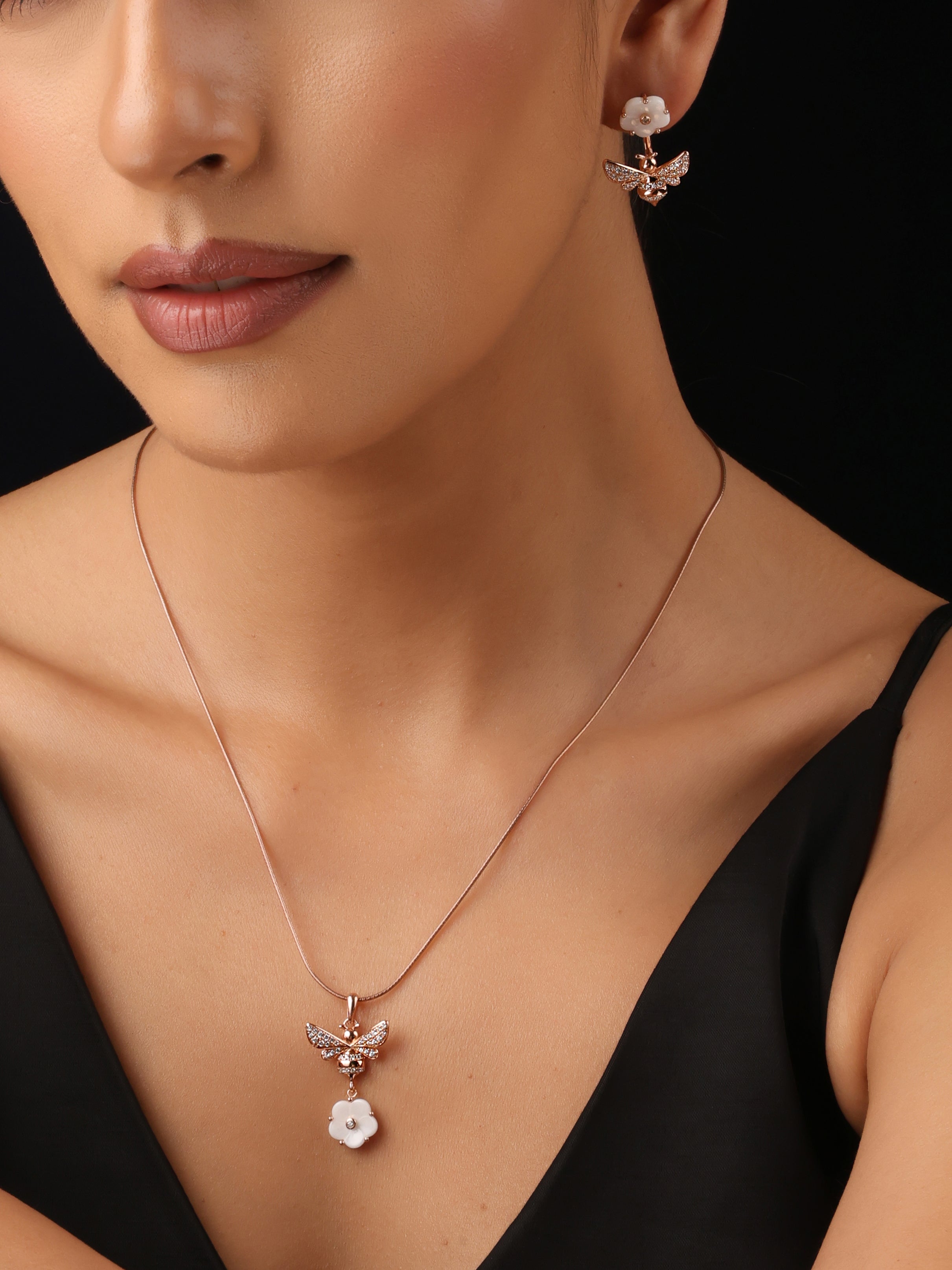 Whispering Wings Pendant Set