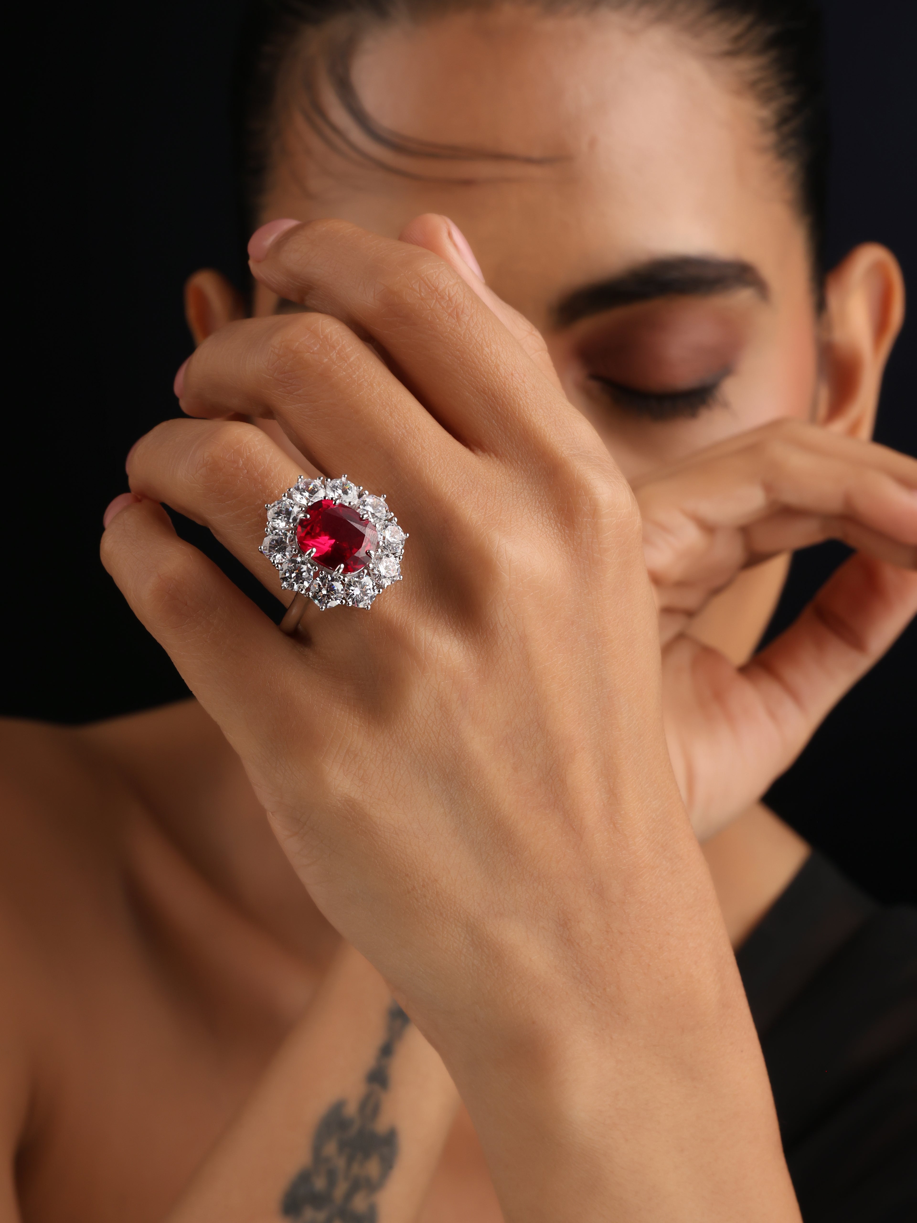 Red Blaze Ring